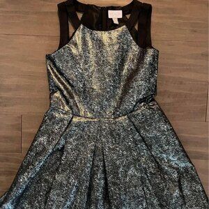 Girls The Children’s Place Shimmery Holiday Dress size 14 EUC